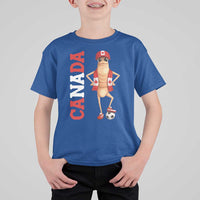 Canada Soccer Fan Marcus The Worm T Shirt For Kid Country Football Gift