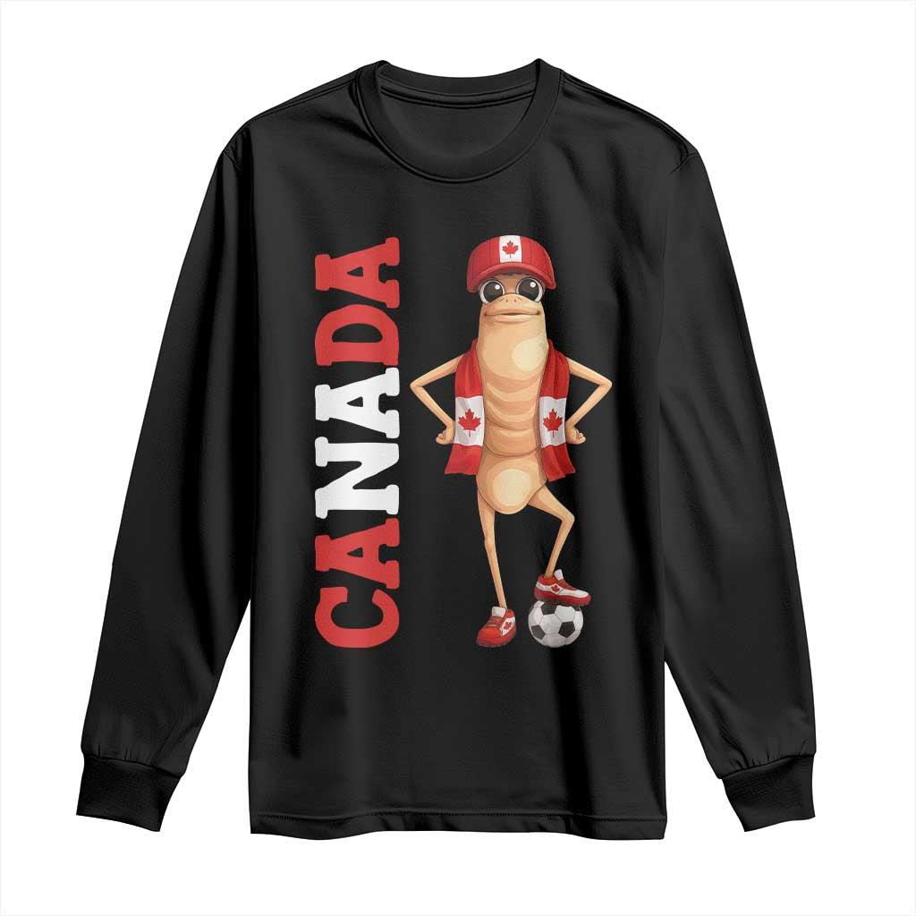 Canada Soccer Fan Marcus The Worm Long Sleeve Shirt Country Football Gift