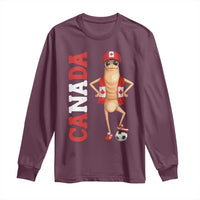 Canada Soccer Fan Marcus The Worm Long Sleeve Shirt Country Football Gift
