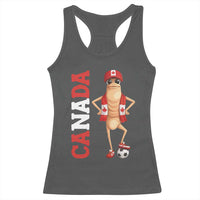 Canada Soccer Fan Marcus The Worm Racerback Tank Top Country Football Gift