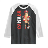 Canada Soccer Fan Marcus The Worm Raglan Shirt Country Football Gift