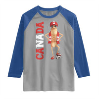 Canada Soccer Fan Marcus The Worm Raglan Shirt Country Football Gift