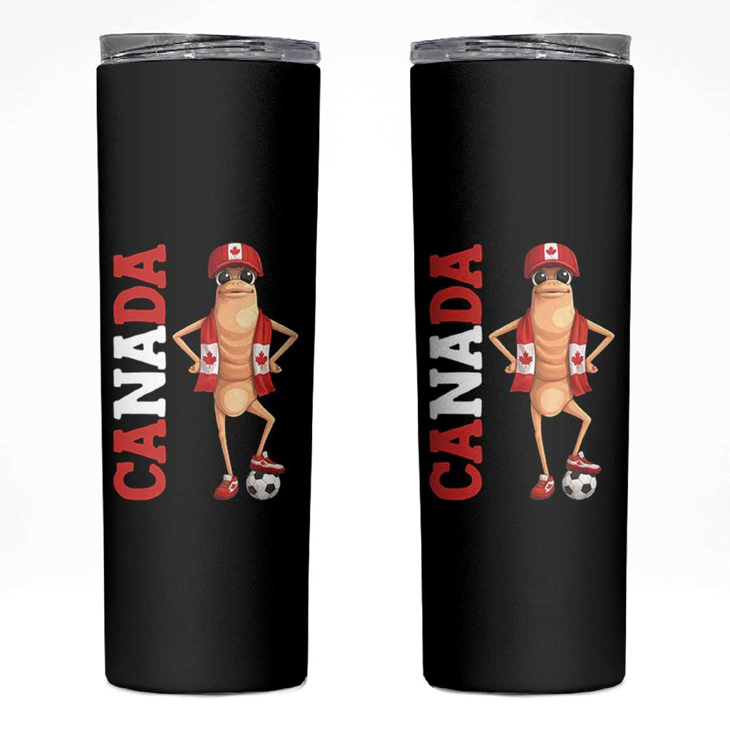 Canada Soccer Fan Marcus The Worm Skinny Tumbler Country Football Gift