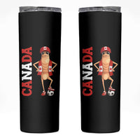 Canada Soccer Fan Marcus The Worm Skinny Tumbler Country Football Gift