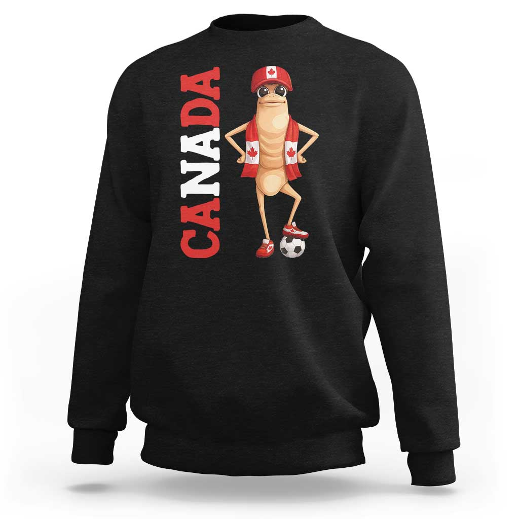 Canada Soccer Fan Marcus The Worm Sweatshirt Country Football Gift