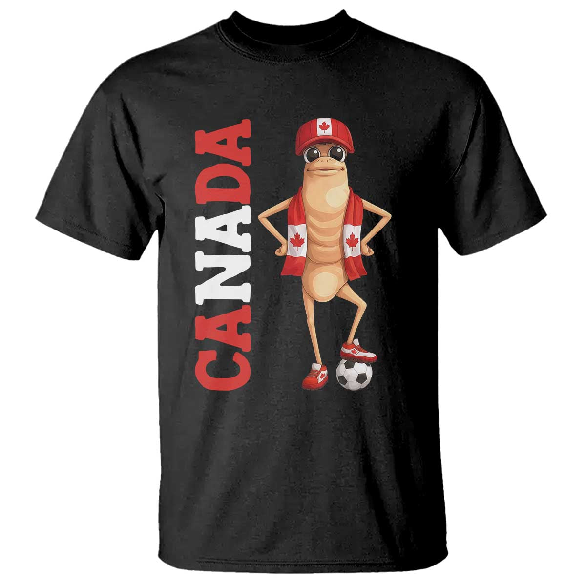 Canada Soccer Fan Marcus The Worm T Shirt Country Football Gift
