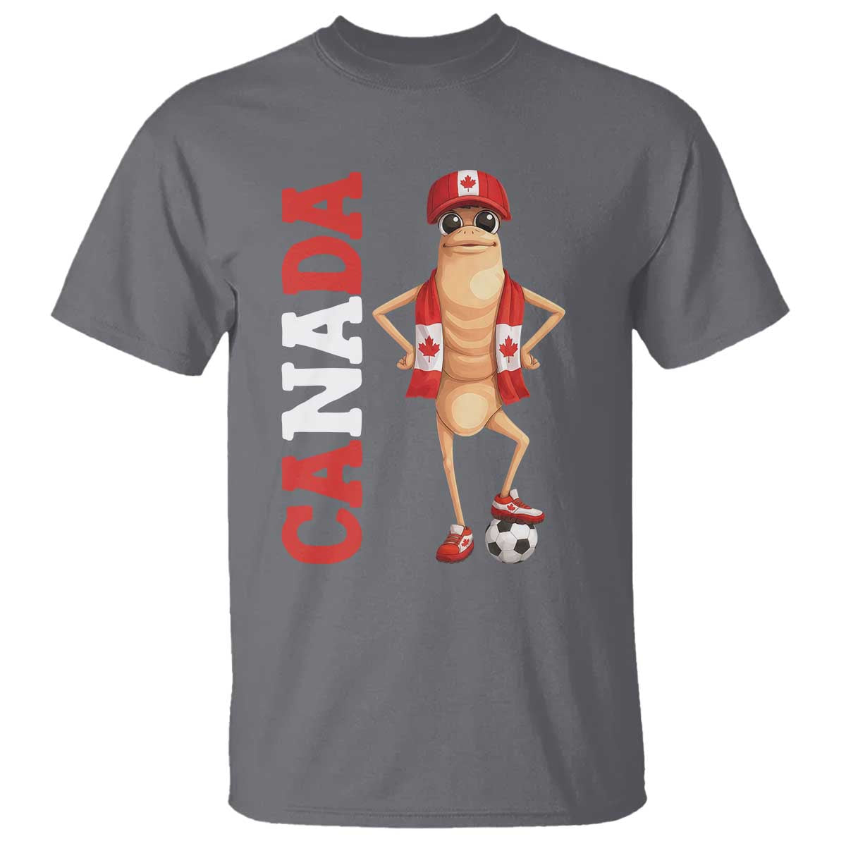 Canada Soccer Fan Marcus The Worm T Shirt Country Football Gift