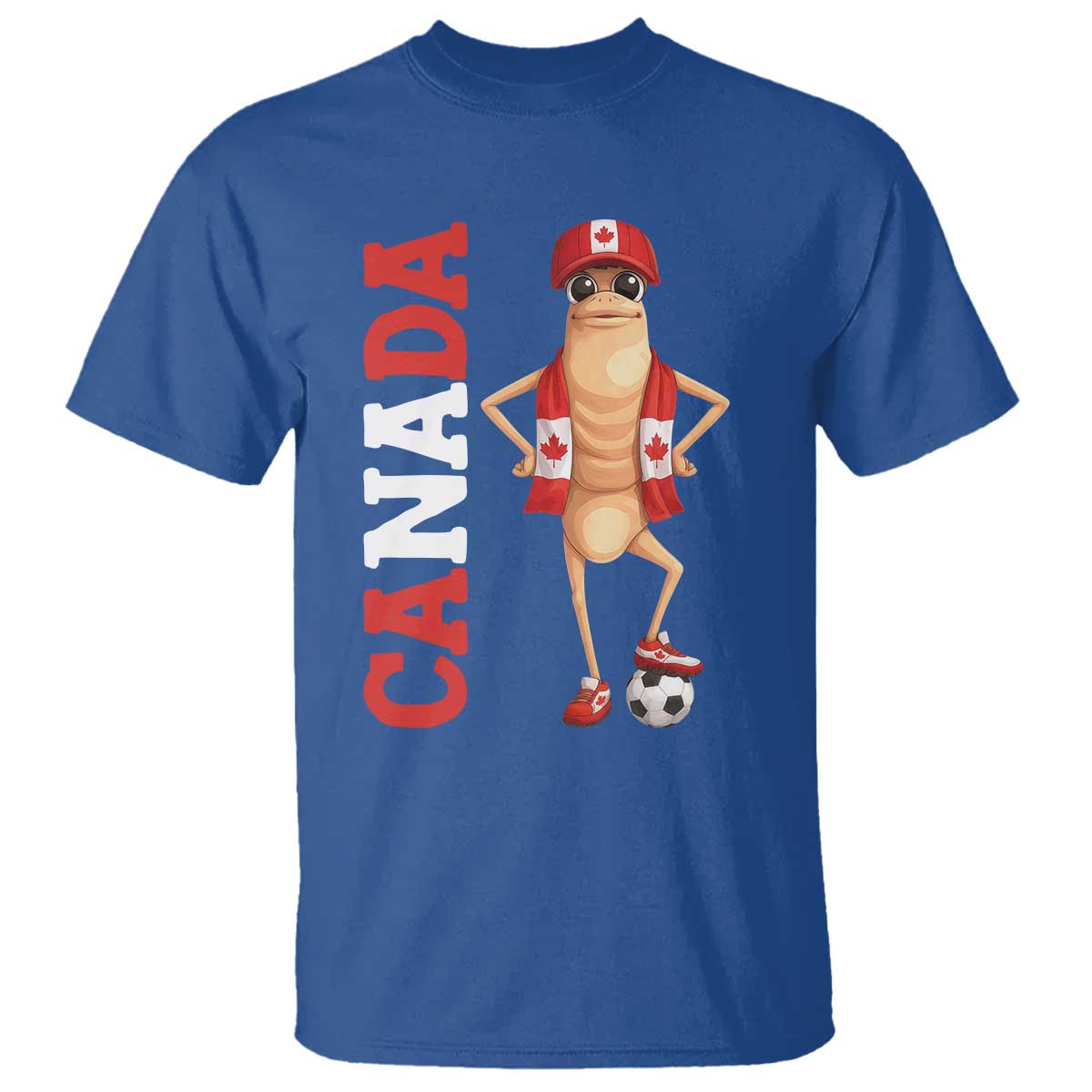 Canada Soccer Fan Marcus The Worm T Shirt Country Football Gift