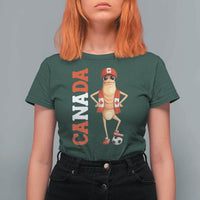 Canada Soccer Fan Marcus The Worm T Shirt For Women Country Football Gift