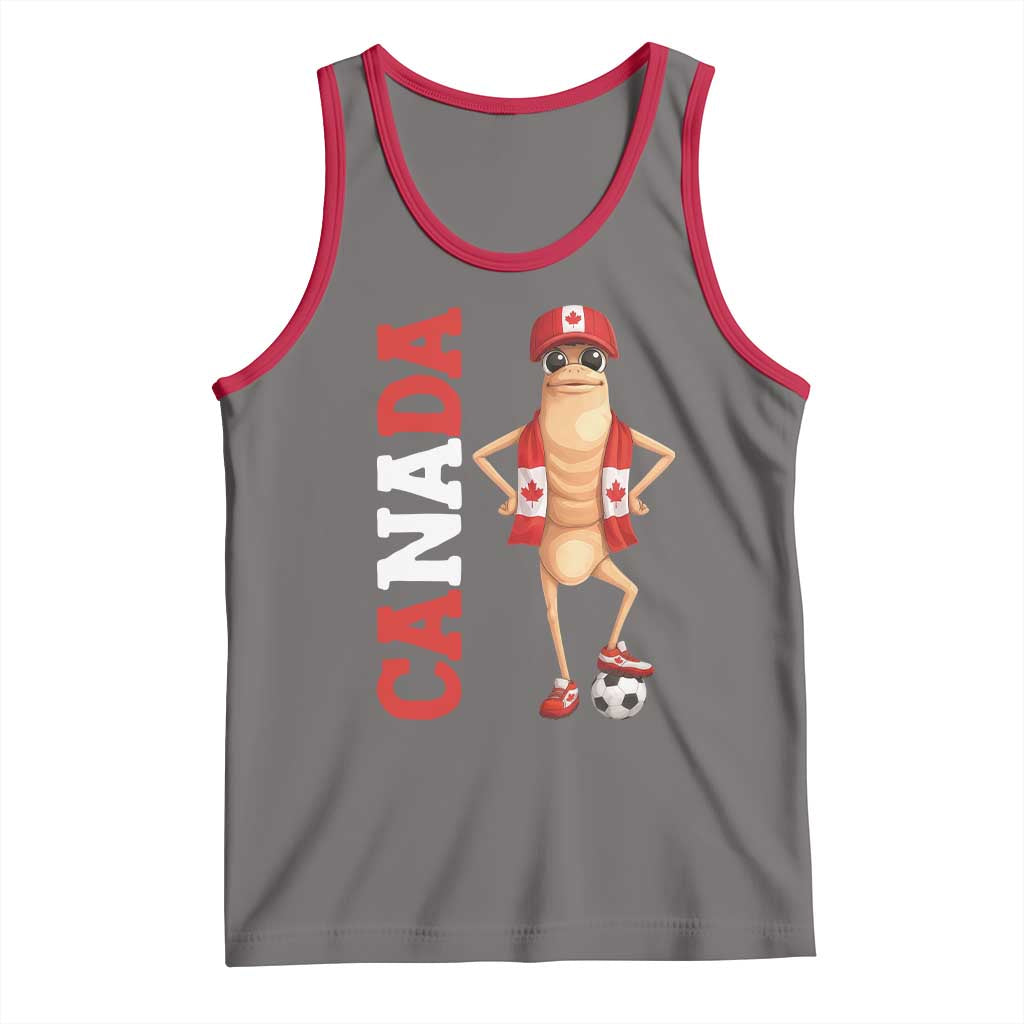 Canada Soccer Fan Marcus The Worm Tank Top Country Football Gift