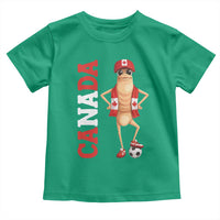 Canada Soccer Fan Marcus The Worm Toddler T Shirt Country Football Gift