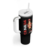 Canada Soccer Fan Marcus The Worm Tumbler With Handle Country Football Gift
