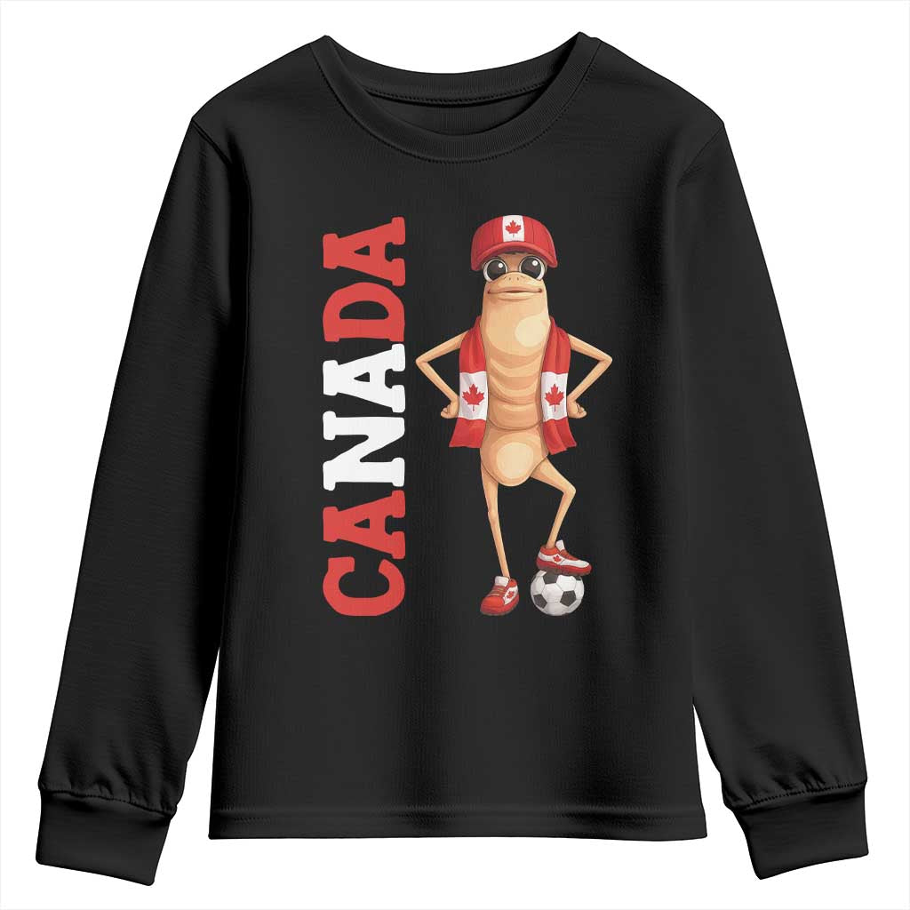 Canada Soccer Fan Marcus The Worm Youth Sweatshirt Country Football Gift