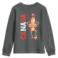 Canada Soccer Fan Marcus The Worm Youth Sweatshirt Country Football Gift