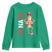 Canada Soccer Fan Marcus The Worm Youth Sweatshirt Country Football Gift