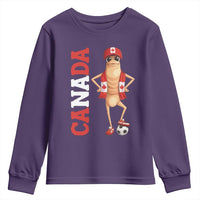 Canada Soccer Fan Marcus The Worm Youth Sweatshirt Country Football Gift