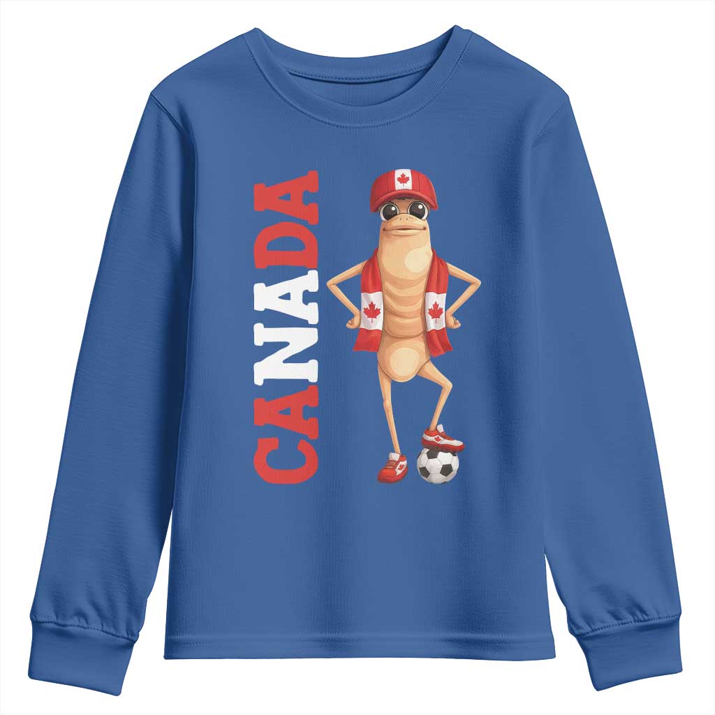 Canada Soccer Fan Marcus The Worm Youth Sweatshirt Country Football Gift