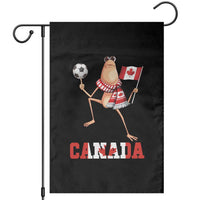 Funny Marcus The Worm Garden Flag Canadian Pride Soccer Gift