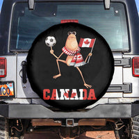 Funny Marcus The Worm Spare Tire Cover Canadian Pride Soccer Gift