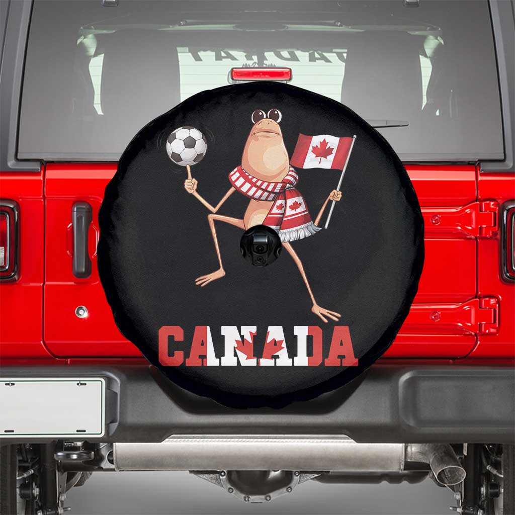 Funny Marcus The Worm Spare Tire Cover Canadian Pride Soccer Gift