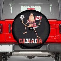 Funny Marcus The Worm Spare Tire Cover Canadian Pride Soccer Gift