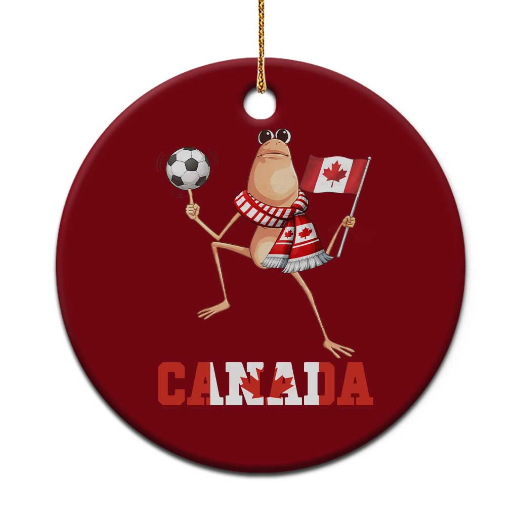 Funny Marcus The Worm Ceramic Ornament Canadian Pride Soccer Gift