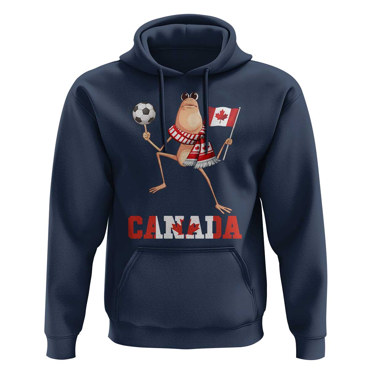 Funny Marcus The Worm Hoodie Canadian Pride Soccer Gift