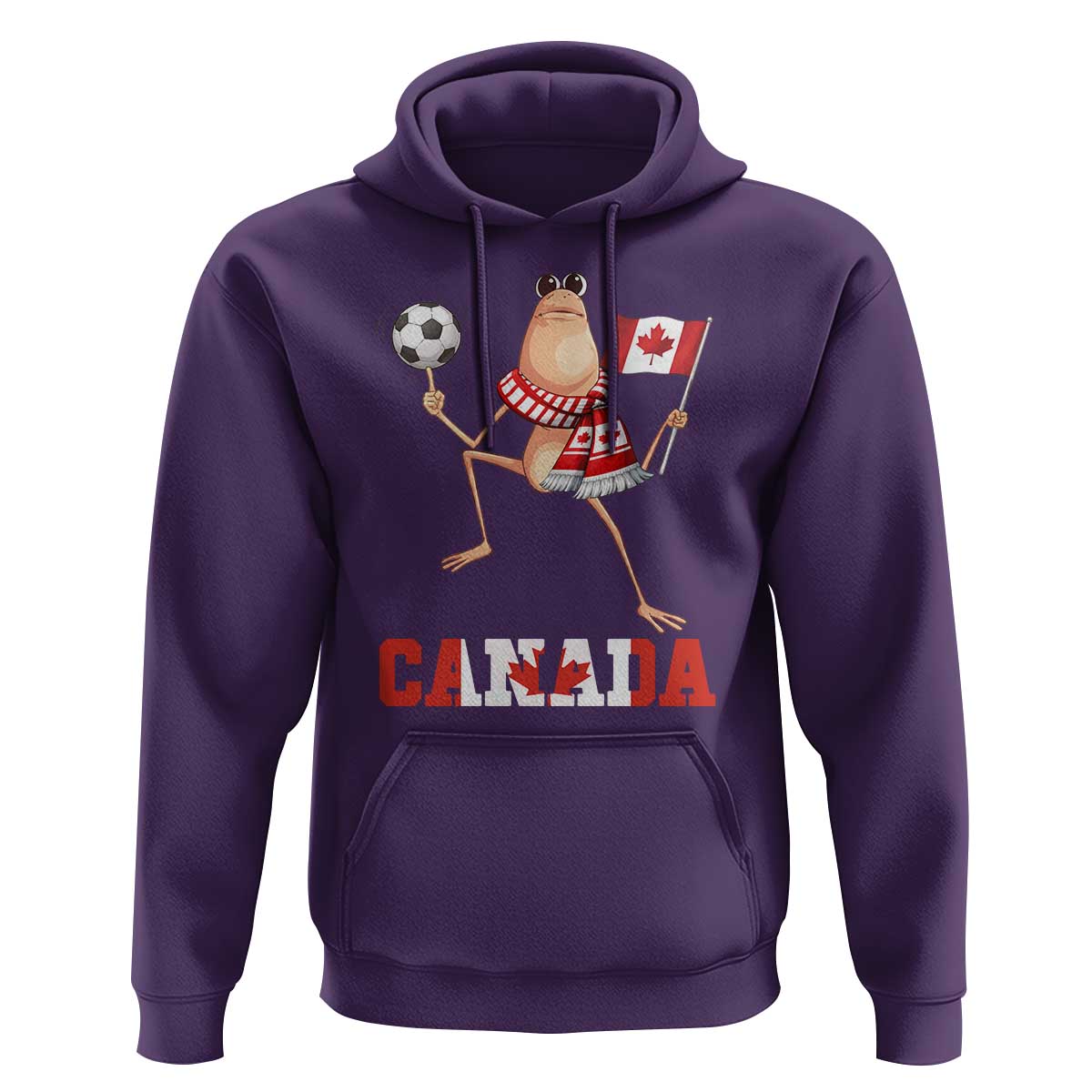 Funny Marcus The Worm Hoodie Canadian Pride Soccer Gift