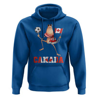 Funny Marcus The Worm Hoodie Canadian Pride Soccer Gift