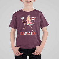 Funny Marcus The Worm T Shirt For Kid Canadian Pride Soccer Gift