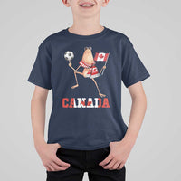 Funny Marcus The Worm T Shirt For Kid Canadian Pride Soccer Gift