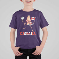 Funny Marcus The Worm T Shirt For Kid Canadian Pride Soccer Gift