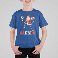 Funny Marcus The Worm T Shirt For Kid Canadian Pride Soccer Gift