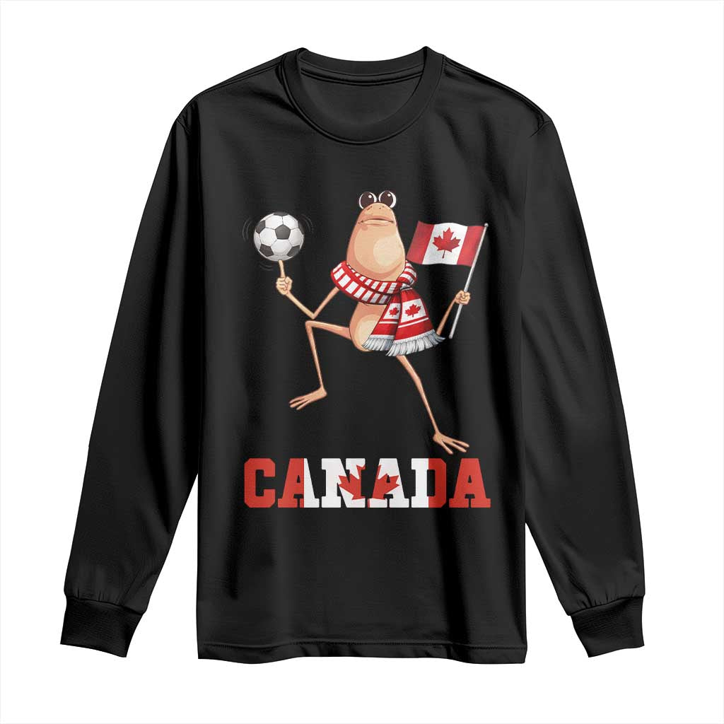 Funny Marcus The Worm Long Sleeve Shirt Canadian Pride Soccer Gift