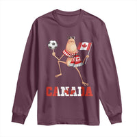 Funny Marcus The Worm Long Sleeve Shirt Canadian Pride Soccer Gift