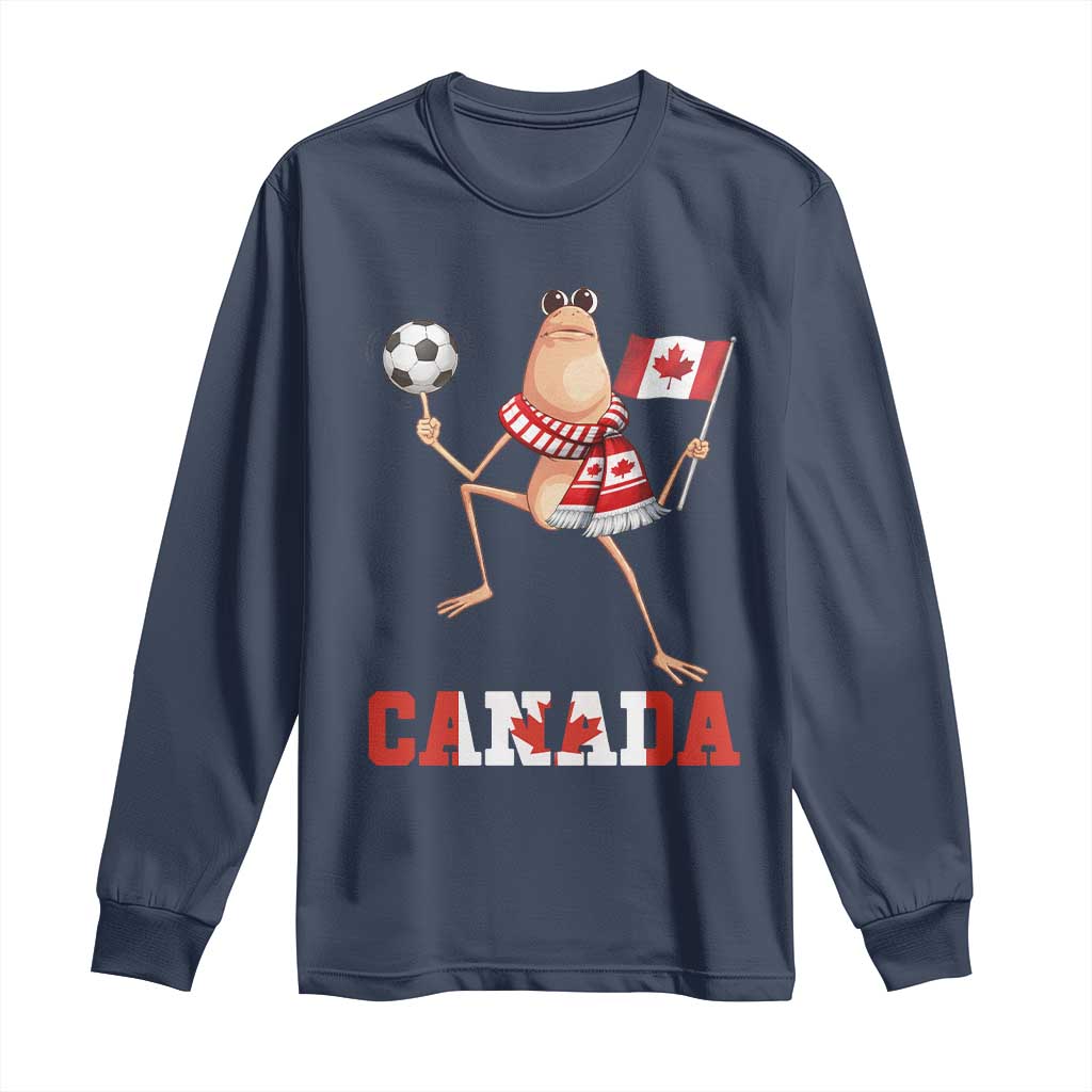 Funny Marcus The Worm Long Sleeve Shirt Canadian Pride Soccer Gift