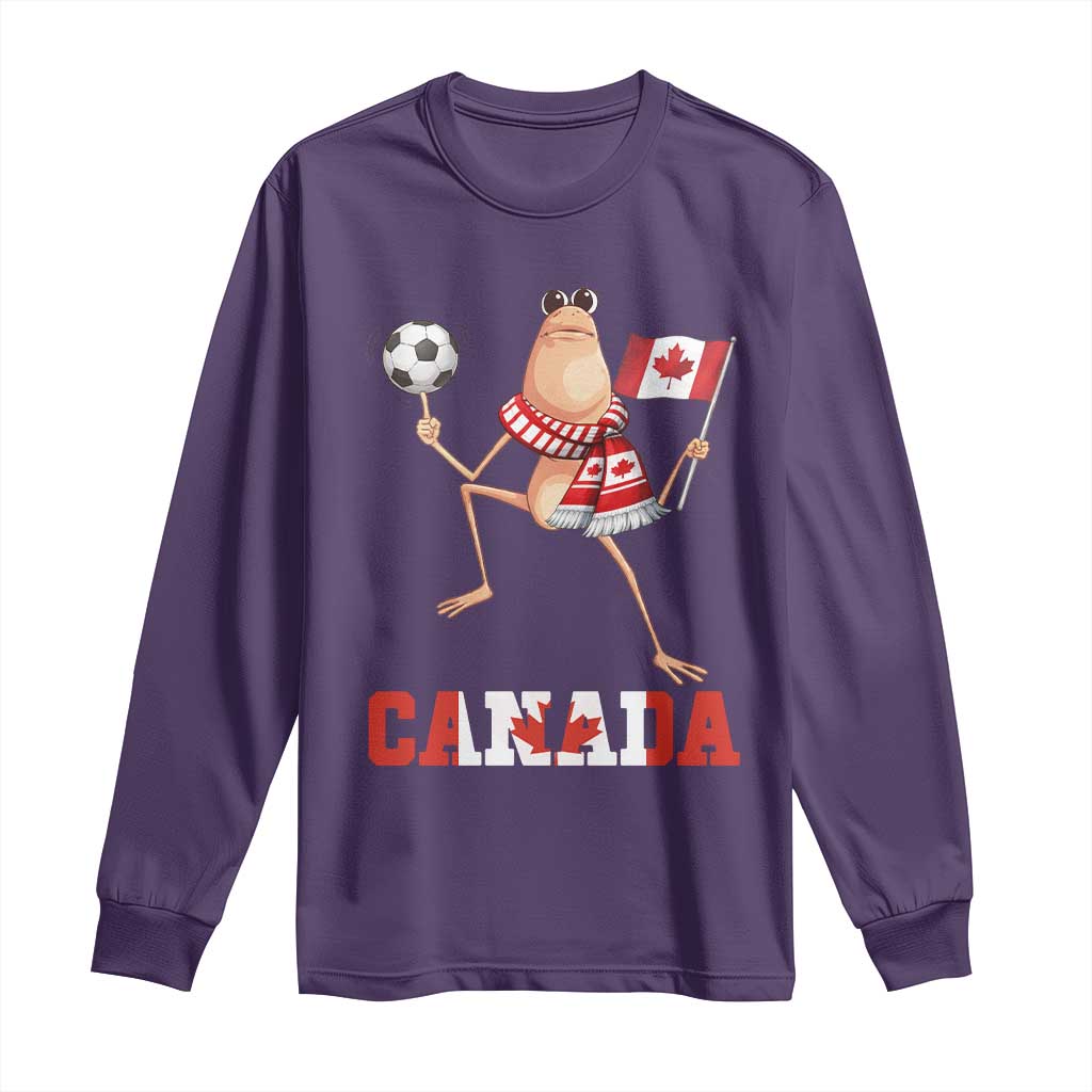 Funny Marcus The Worm Long Sleeve Shirt Canadian Pride Soccer Gift