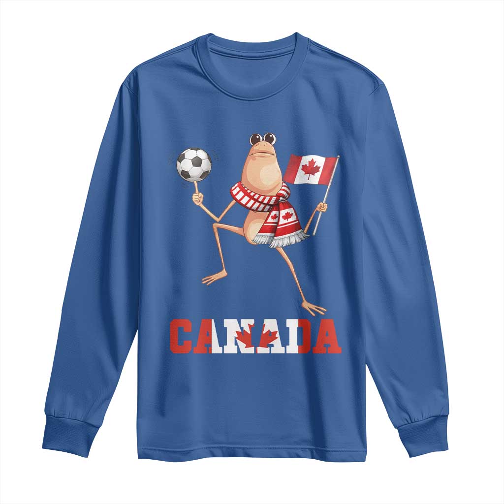 Funny Marcus The Worm Long Sleeve Shirt Canadian Pride Soccer Gift