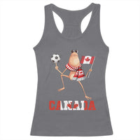 Funny Marcus The Worm Racerback Tank Top Canadian Pride Soccer Gift