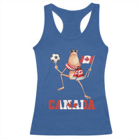 Funny Marcus The Worm Racerback Tank Top Canadian Pride Soccer Gift