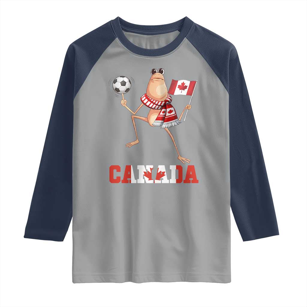 Funny Marcus The Worm Raglan Shirt Canadian Pride Soccer Gift