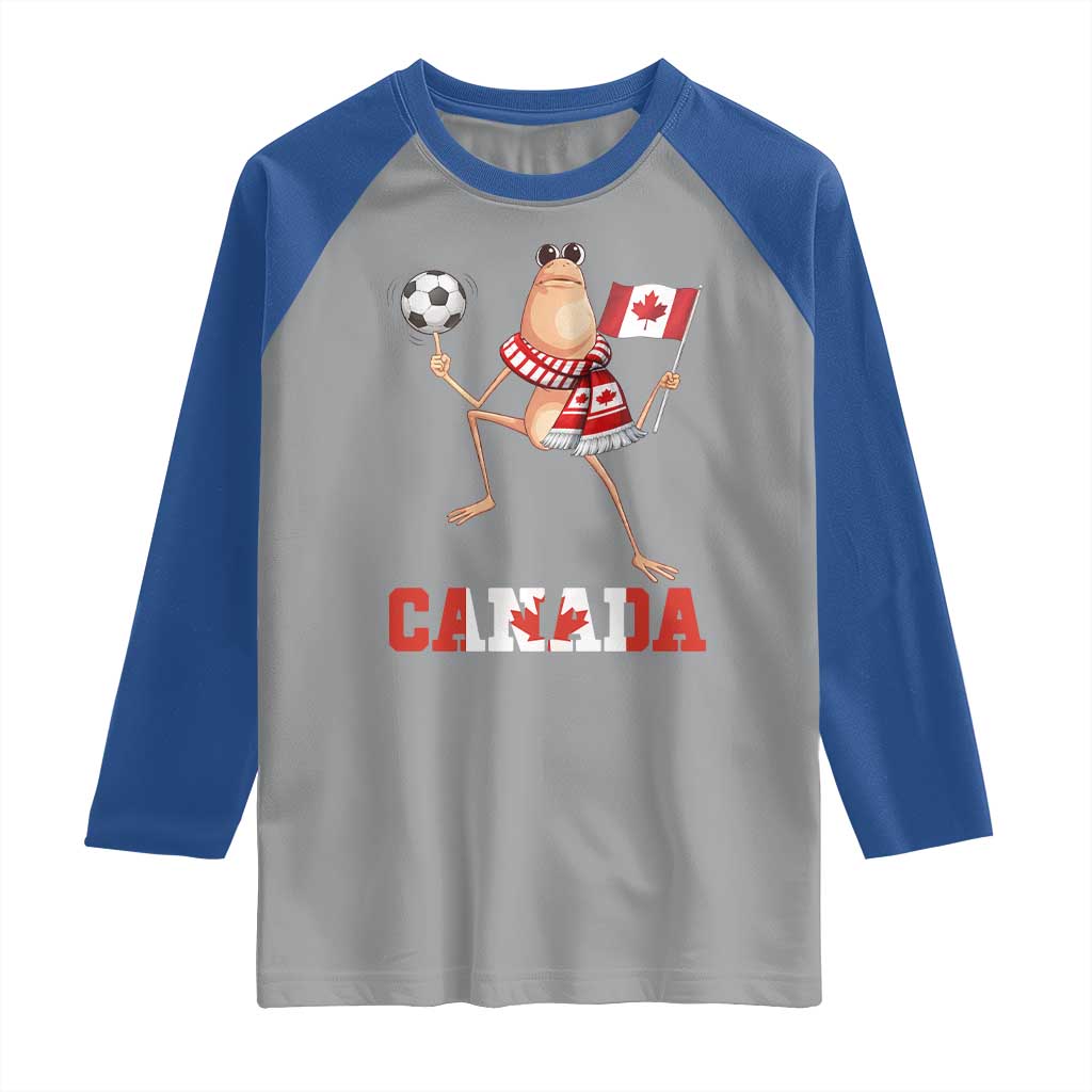 Funny Marcus The Worm Raglan Shirt Canadian Pride Soccer Gift