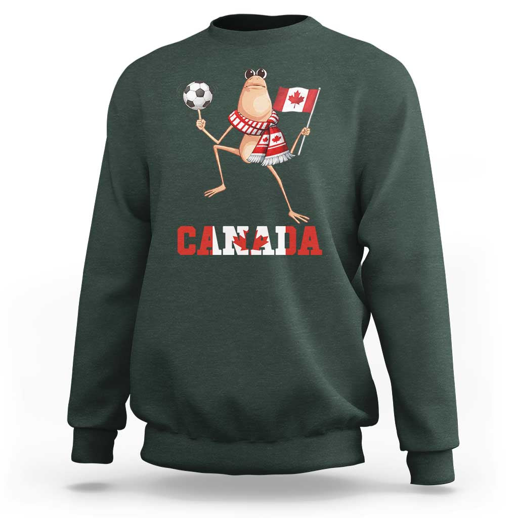 Funny Marcus The Worm Sweatshirt Canadian Pride Soccer Gift