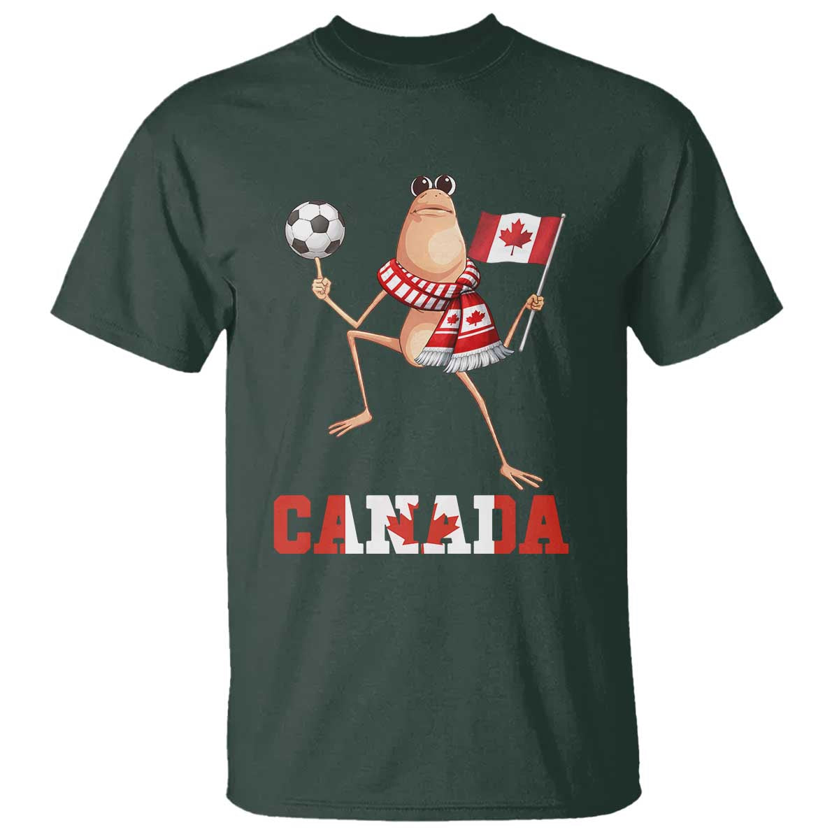 Funny Marcus The Worm T Shirt Canadian Pride Soccer Gift