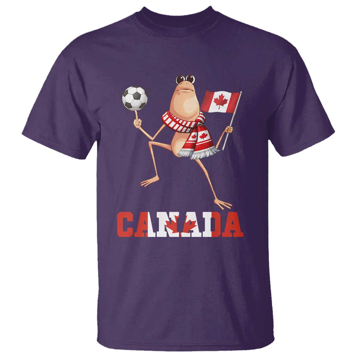 Funny Marcus The Worm T Shirt Canadian Pride Soccer Gift