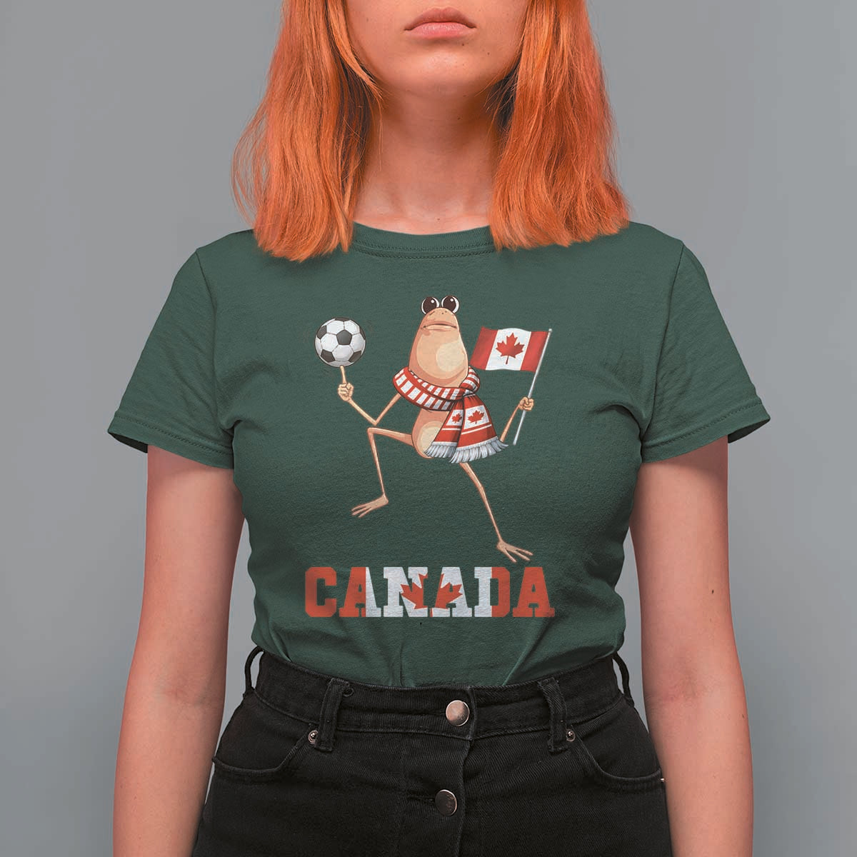 Funny Marcus The Worm T Shirt For Women Canadian Pride Soccer Gift
