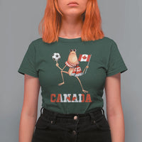 Funny Marcus The Worm T Shirt For Women Canadian Pride Soccer Gift