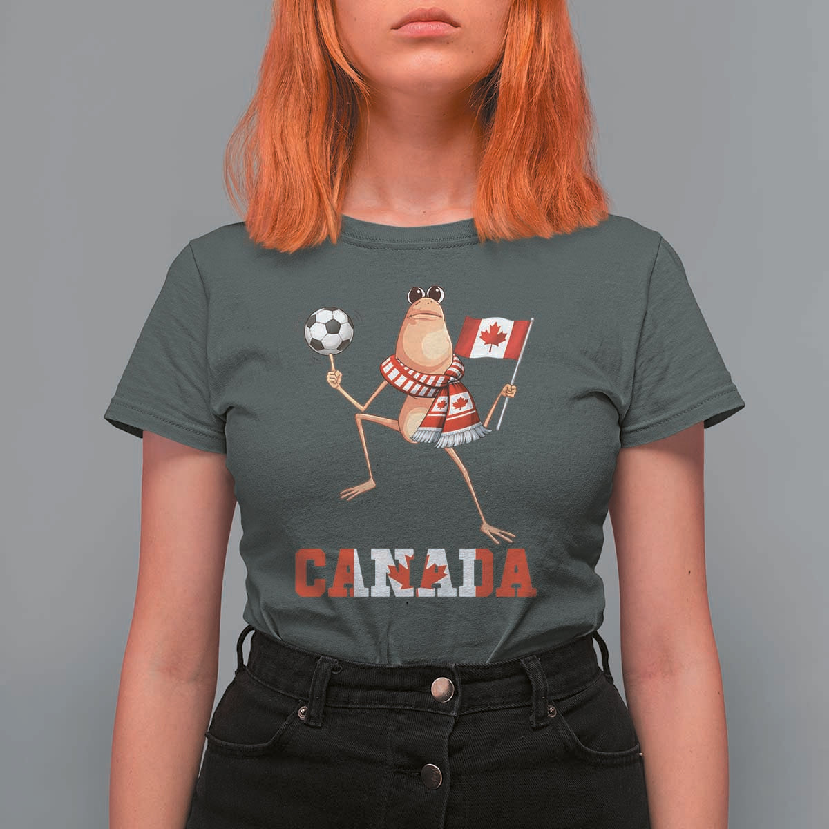 Funny Marcus The Worm T Shirt For Women Canadian Pride Soccer Gift