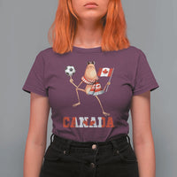 Funny Marcus The Worm T Shirt For Women Canadian Pride Soccer Gift