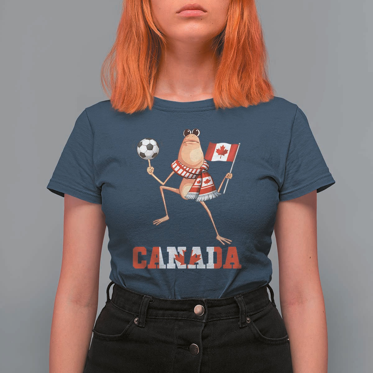 Funny Marcus The Worm T Shirt For Women Canadian Pride Soccer Gift